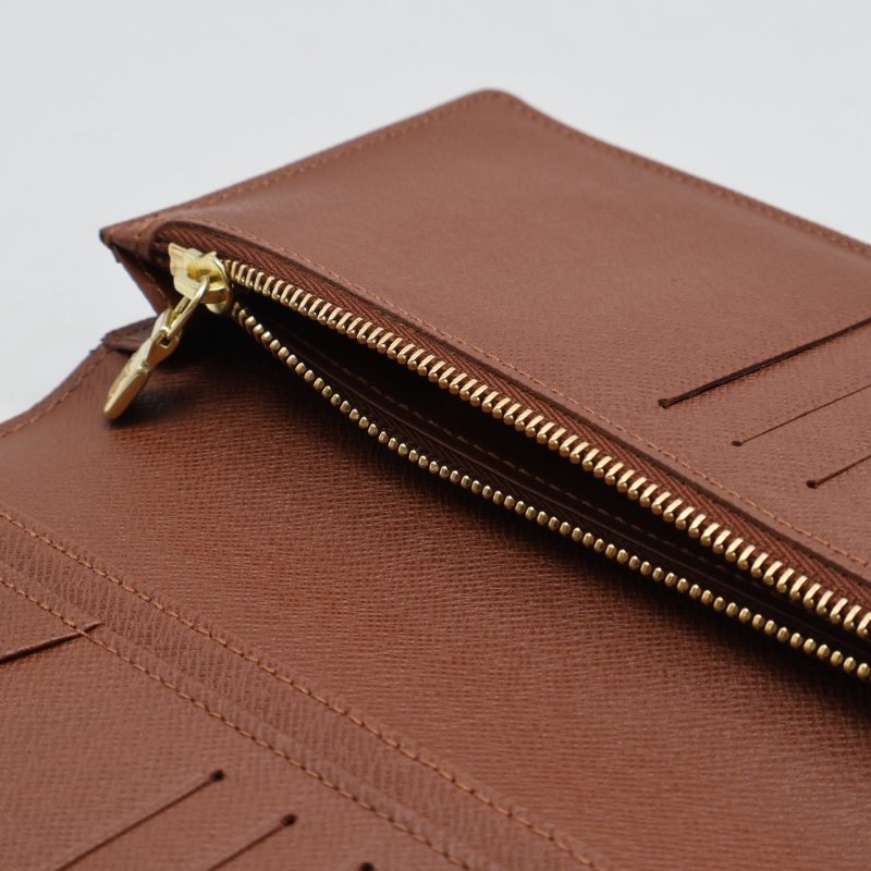 LOUIS VUITTON 經典老花雙折長夾-2