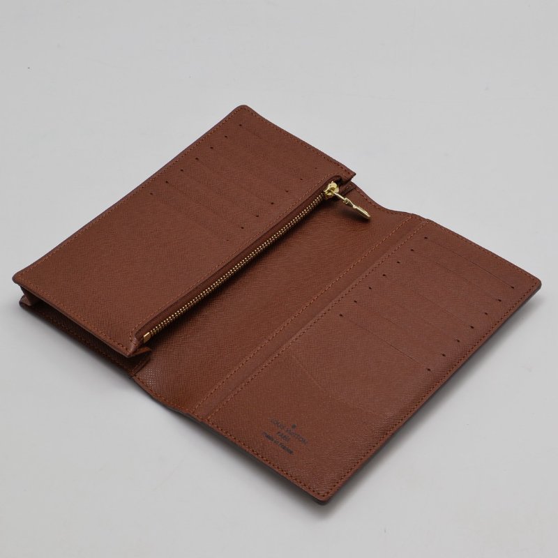 LOUIS VUITTON 經典老花雙折長夾-3