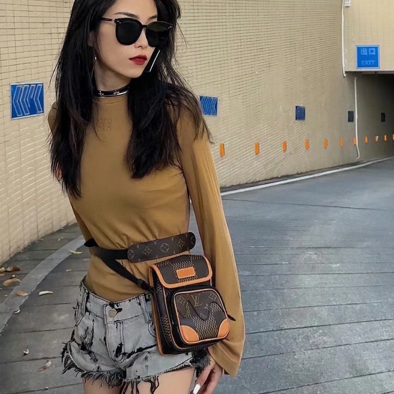 LOUIS VUITTON x NIGO聯名款 Nano amazone斜背包-7