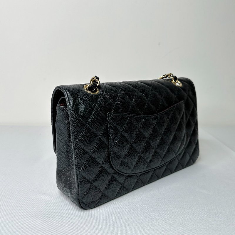 CHANEL 黑金牛Coco 25口蓋包-5