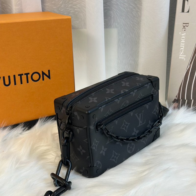 LOUIS VUITTON Mini Soft Trunk - 灰老花-2