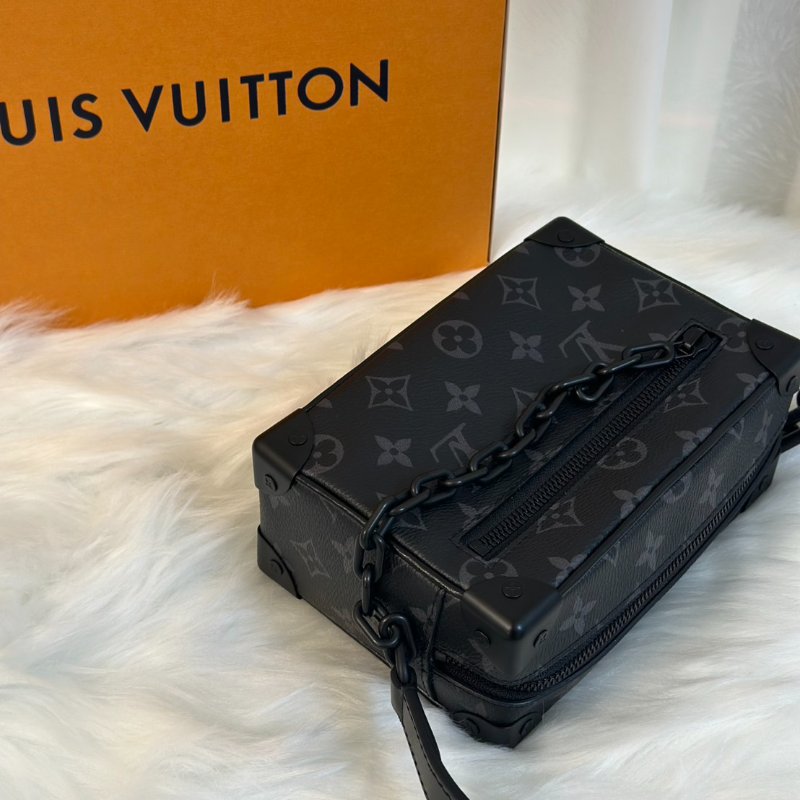 LOUIS VUITTON Mini Soft Trunk - 灰老花-3