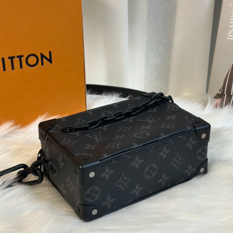 LOUIS VUITTON Mini Soft Trunk - 灰老花-4