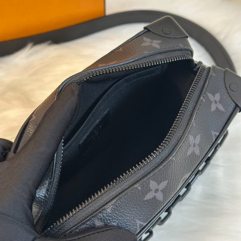 LOUIS VUITTON Mini Soft Trunk - 灰老花-5