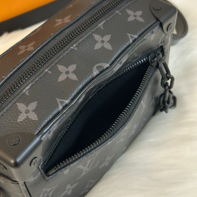 LOUIS VUITTON Mini Soft Trunk - 灰老花-6