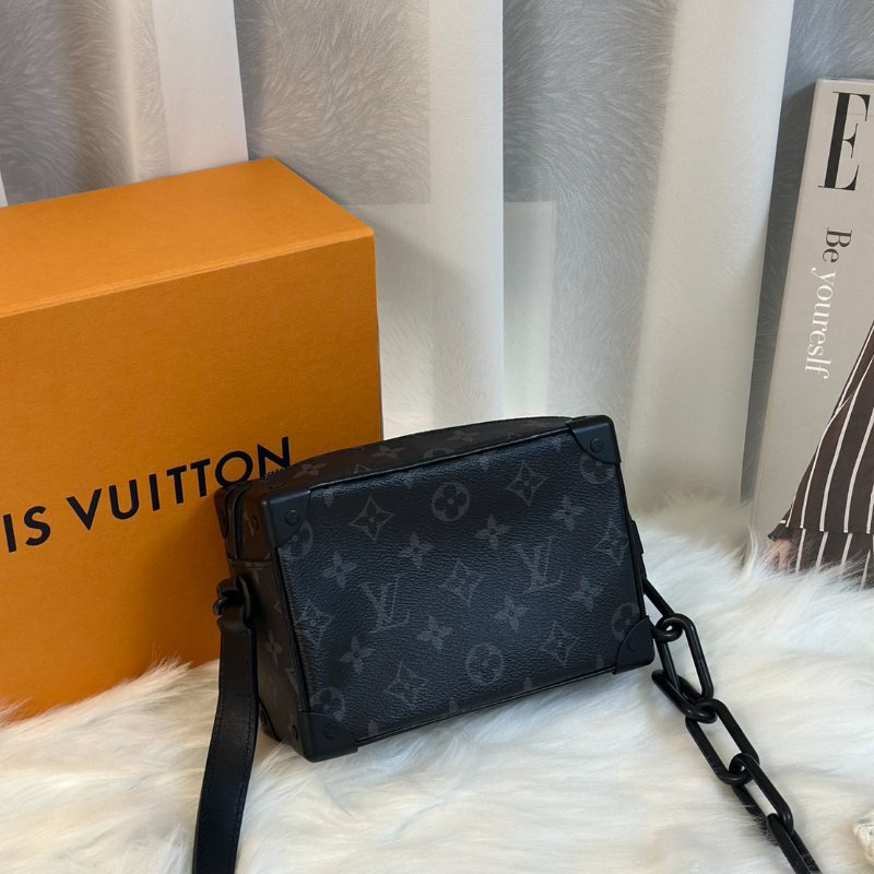 LOUIS VUITTON Mini Soft Trunk - 灰老花-7