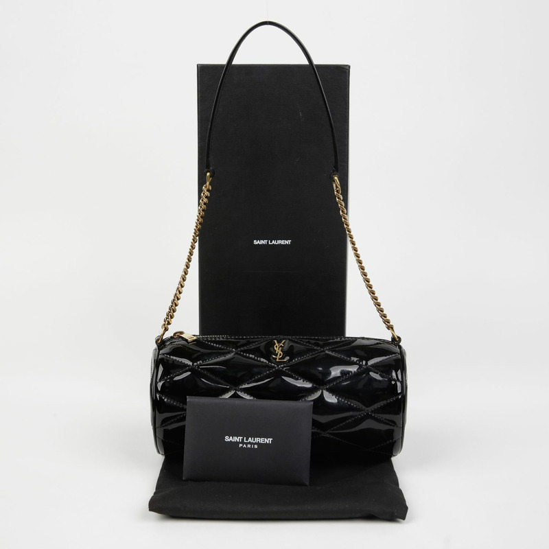 SAINT LAURENT 絨面迷你肩背包 699703-0