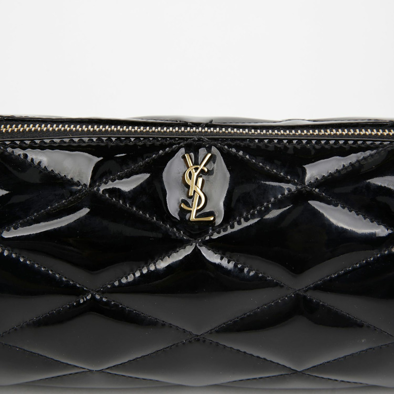 SAINT LAURENT 絨面迷你肩背包 699703-2