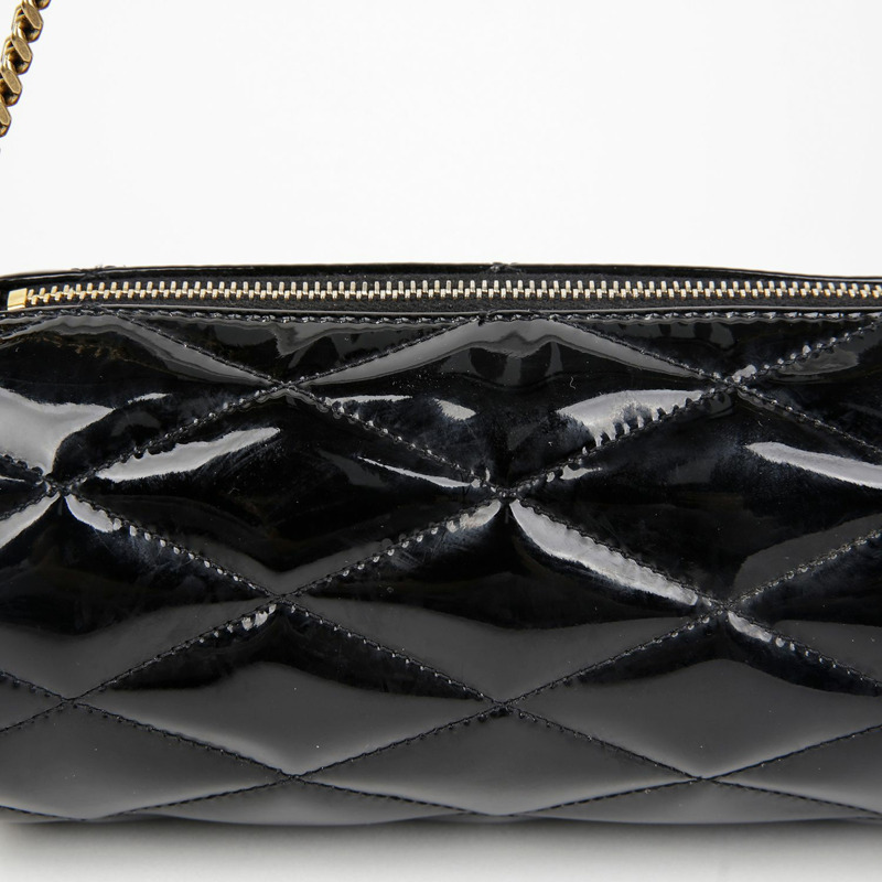 SAINT LAURENT 絨面迷你肩背包 699703-4