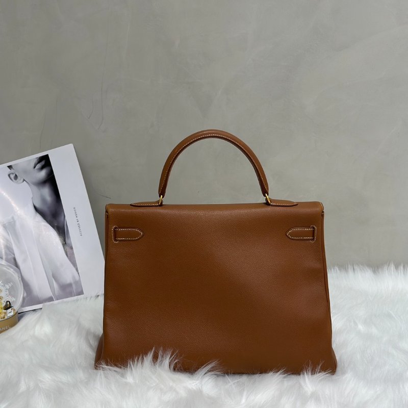 HERMES Kelly 35 - 金棕金 🄰-4