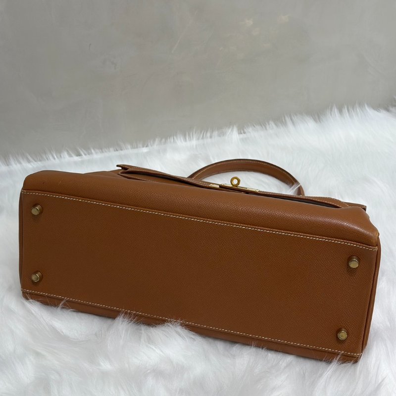HERMES Kelly 35 - 金棕金 🄰-5