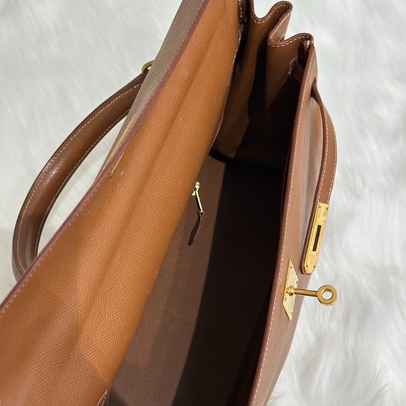 HERMES Kelly 35 - 金棕金 🄰-6