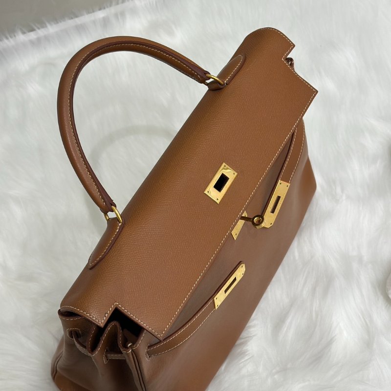 HERMES Kelly 35 - 金棕金 🄰-7