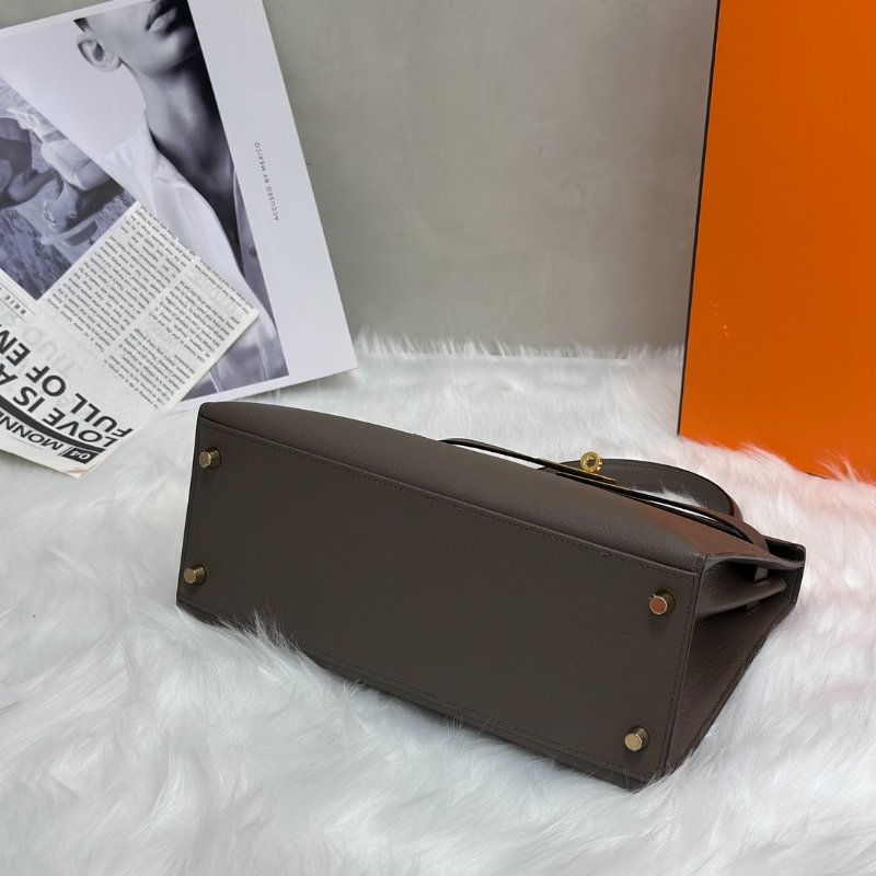 HERMES Kelly 28 - 錫器灰金 U-5