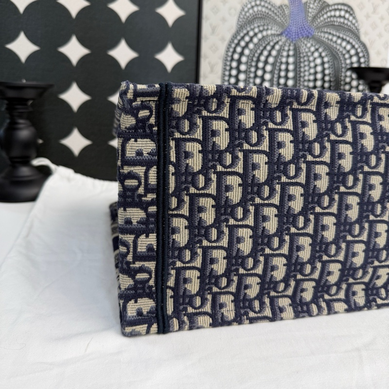 Dior Oblique經典刺繡老花tote托特 中號 手提包 尺寸約36*27.5*16.5 配件:塵袋-3