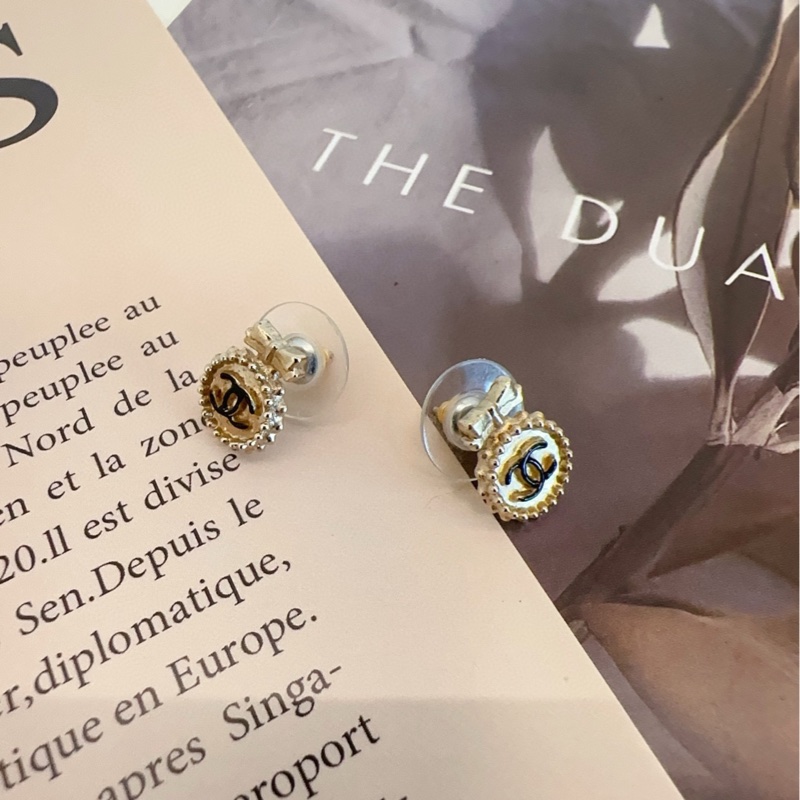 【99新🆕】Chanel 金色蝴蝶結🎀雙C logo耳釘-6