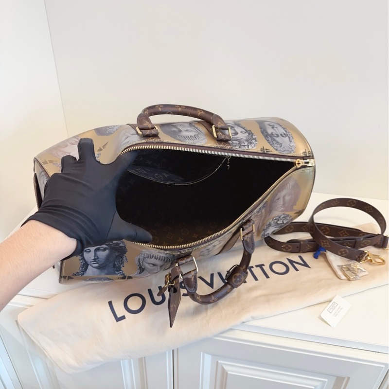 【99新閒置🆕】LVx FORNASETTI keepall45 限量羅馬雕像旅行袋-7
