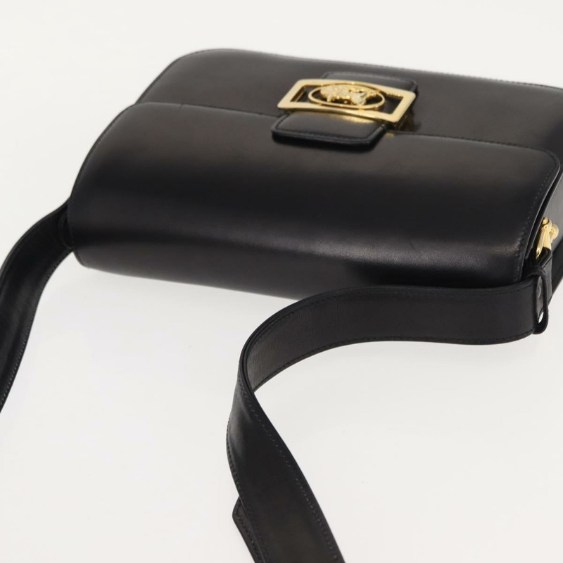 【日本直送】CELINE 黑色金色皮革肩背包，正品編號 152097-5