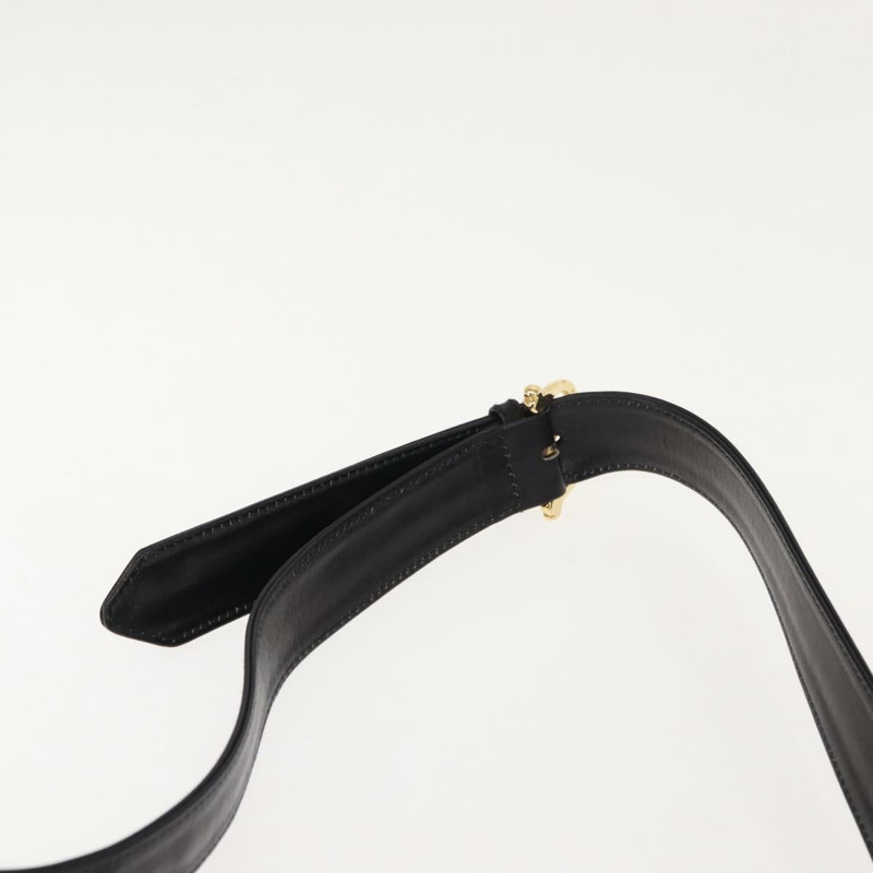 【日本直送】CELINE 黑色金色皮革肩背包，正品編號 152097-7