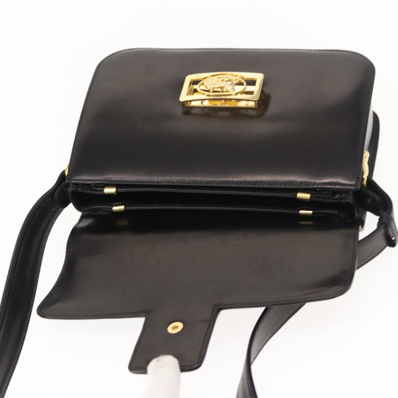 【日本直送】CELINE 黑色金色皮革肩背包，正品編號 152097-9