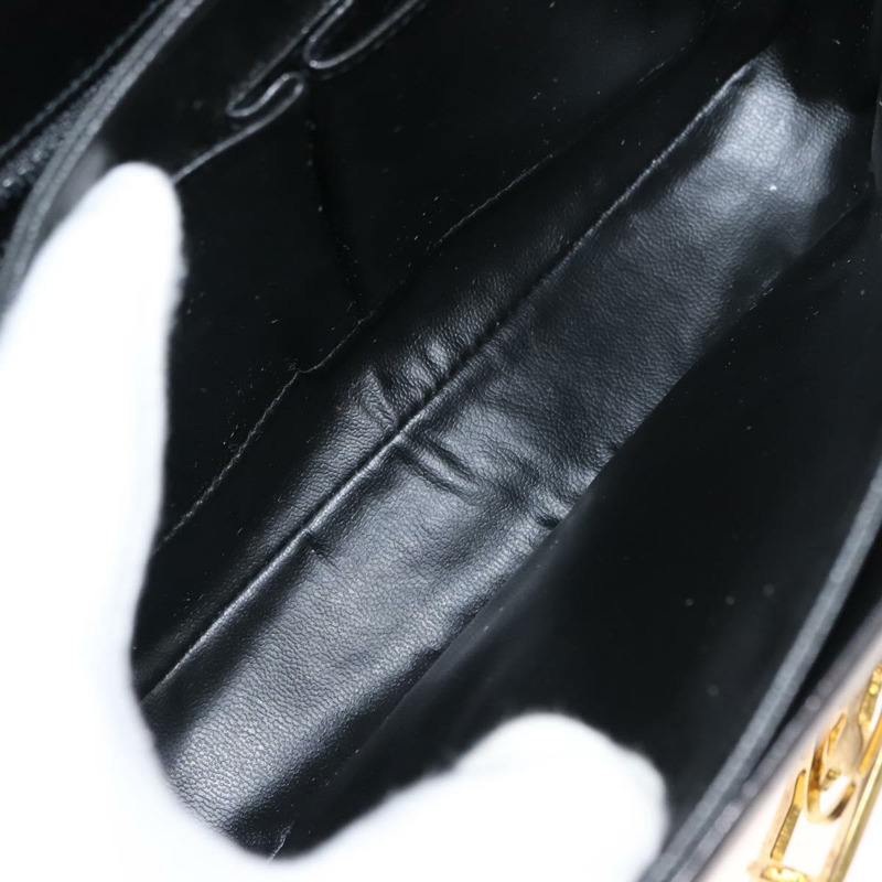 【日本直送】CELINE 黑色金色皮革肩背包，正品編號 152097-10