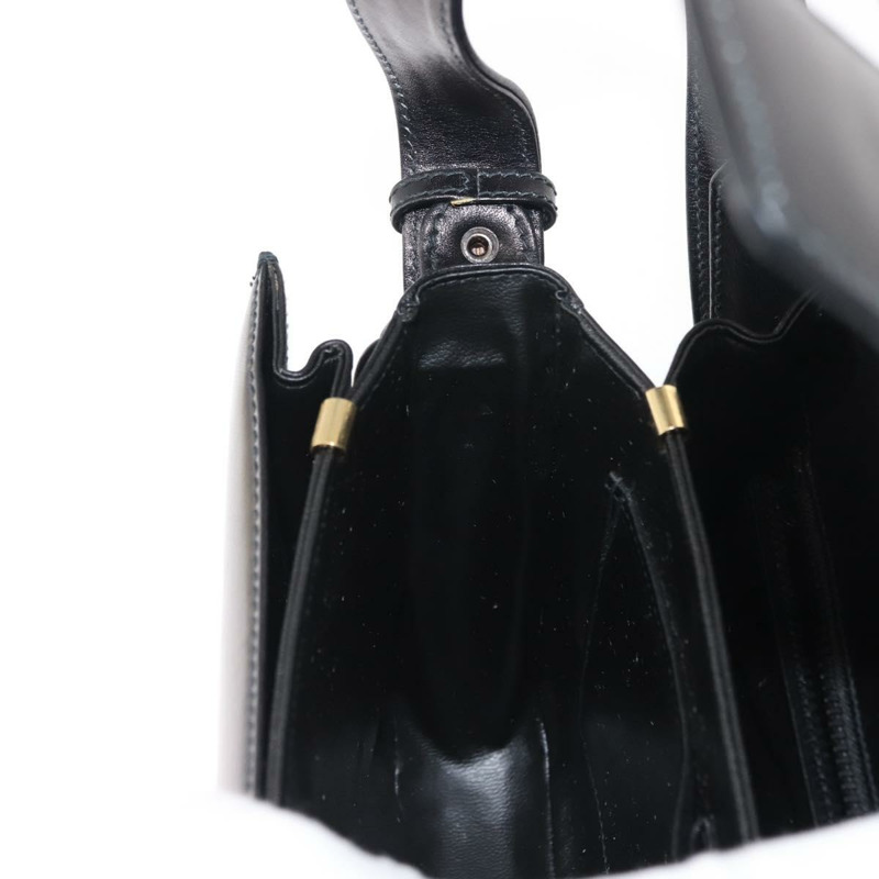 【日本直送】CELINE 黑色金色皮革肩背包，正品編號 152097-19