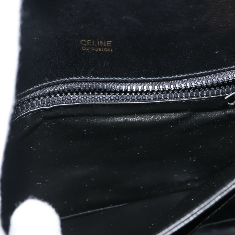 【日本直送】CELINE 黑色金色皮革肩背包，正品編號 152097-20