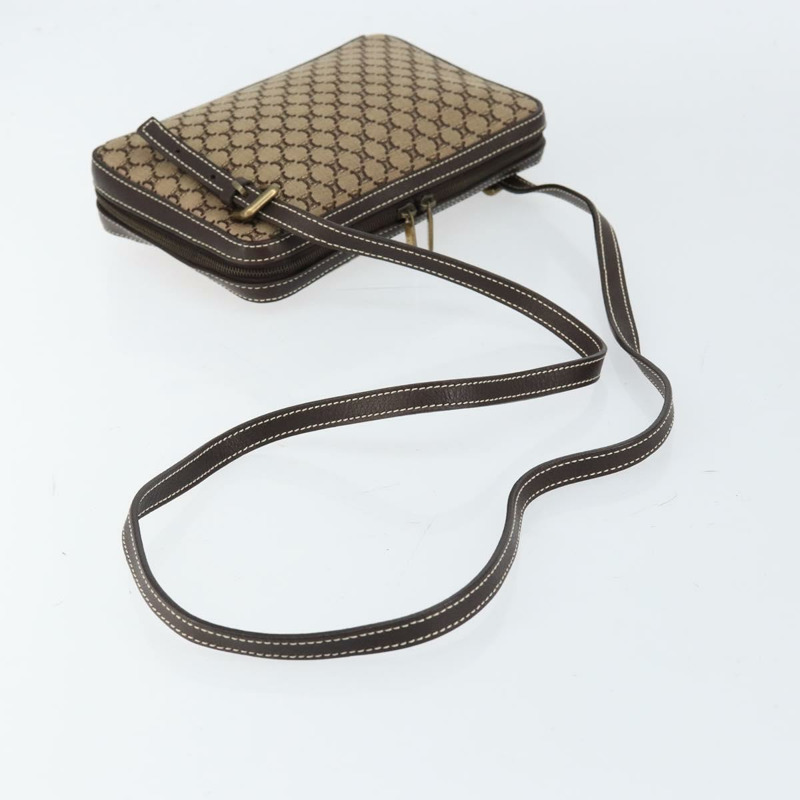 【日本直送】CELINE Macadam帆布肩背包 米色 金色 正品 ep11932-6