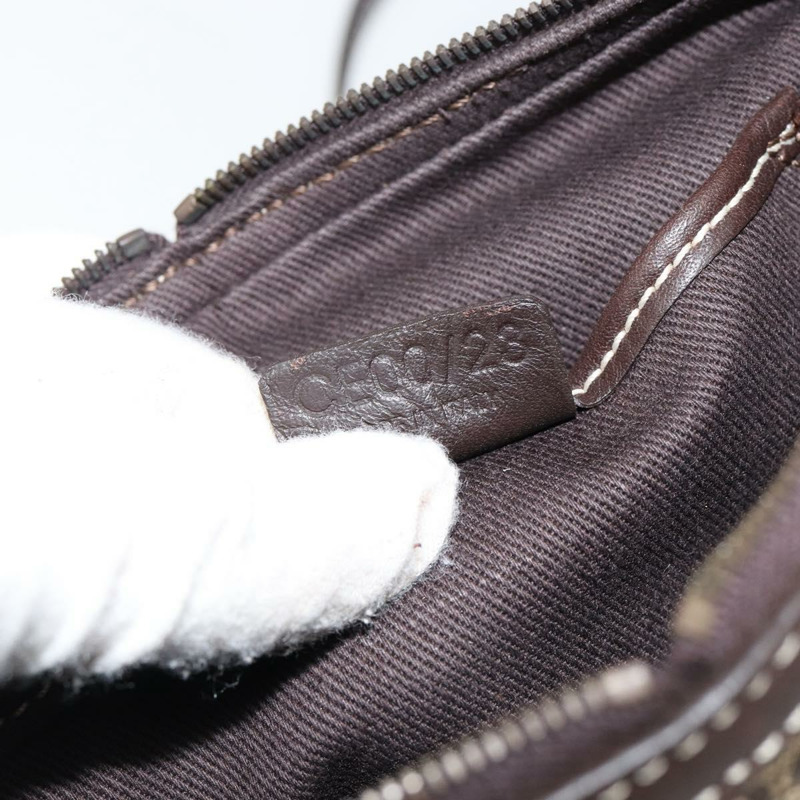 【日本直送】CELINE Macadam帆布肩背包 米色 金色 正品 ep11932-11