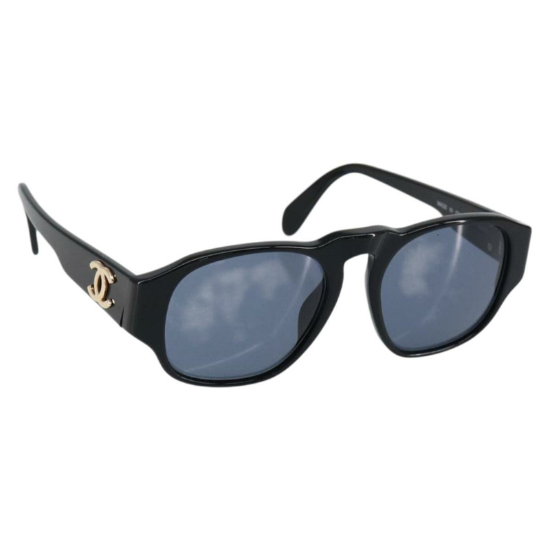 【日本直送】香奈兒黑色塑膠太陽眼鏡,附CC標誌,正品編號152425-0