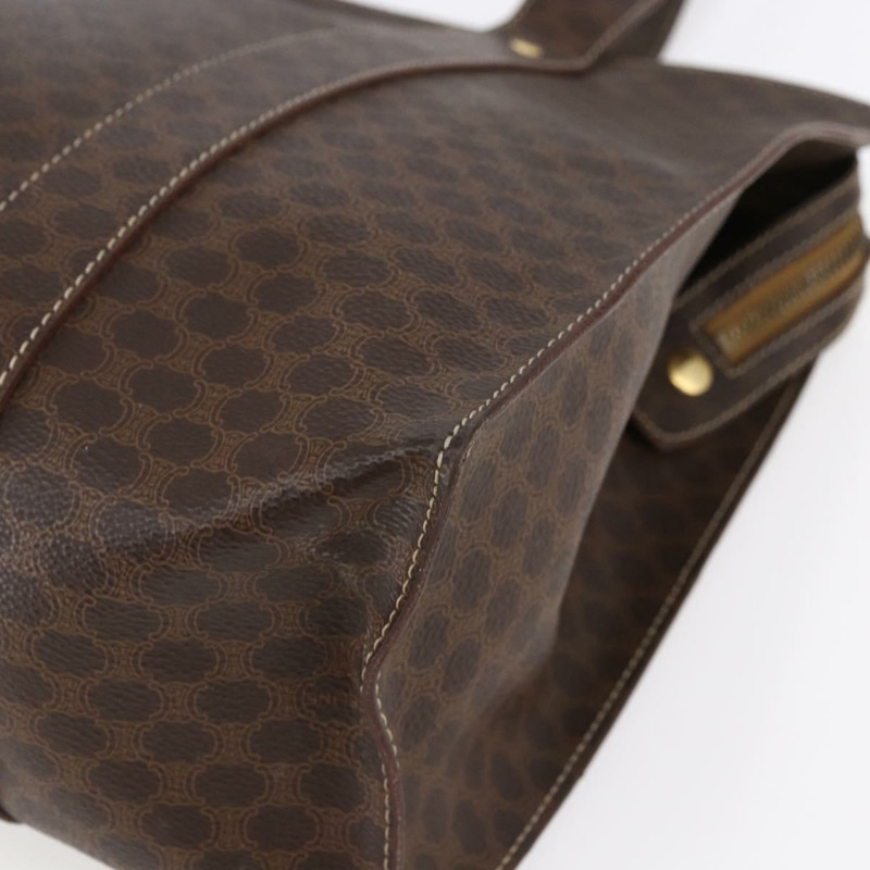 【日本直送】CELINE Macadam帆布托特包 PVC棕色金色 正品 ep11810-7