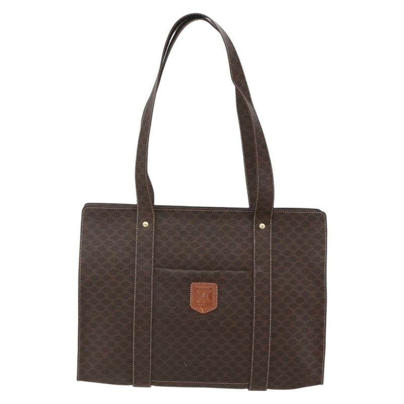 【日本直送】CELINE Macadam帆布托特包 PVC棕色金色 正品 ep11810-12