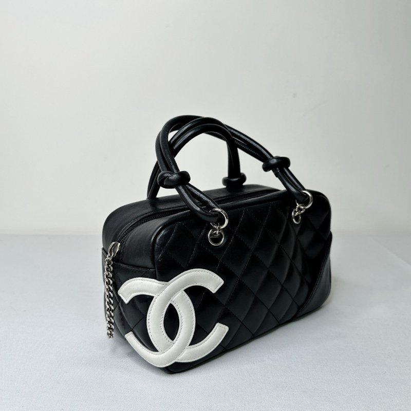 CHANEL 康朋保齡球手提包-3