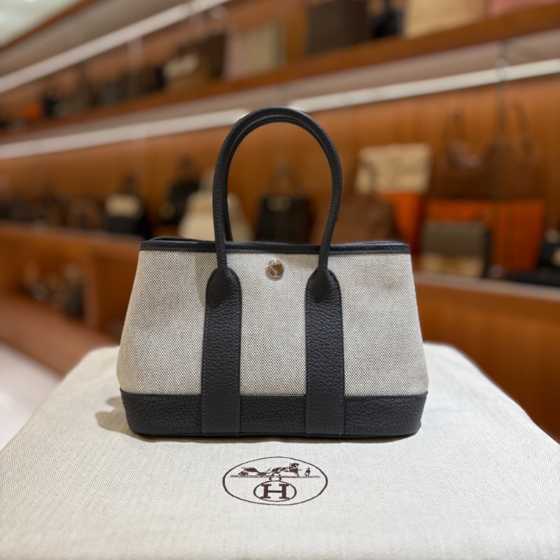 【現貨｜快速出貨】Hermès 愛馬仕 Mini Garden Party｜全新無瑕  K刻最新2025年 熊貓 小托特花園包｜低調奢華-0