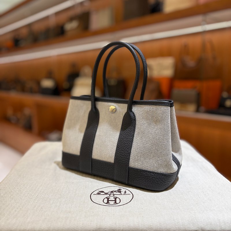 【現貨｜快速出貨】Hermès 愛馬仕 Mini Garden Party｜全新無瑕  K刻最新2025年 熊貓 小托特花園包｜低調奢華-1