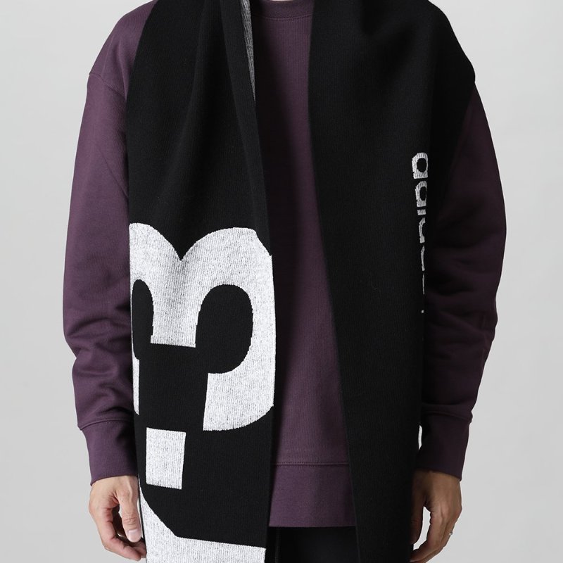 💎Han's house精品服飾💎Y-3 山本耀司 Adidas Y3 羊毛 圍巾 雙面用-1