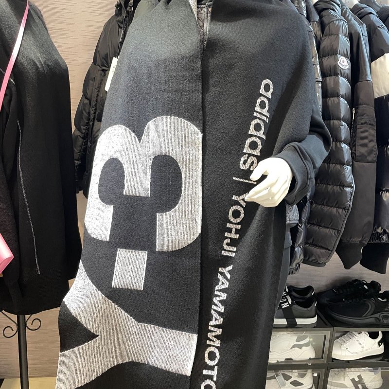 💎Han's house精品服飾💎Y-3 山本耀司 Adidas Y3 羊毛 圍巾 雙面用-5