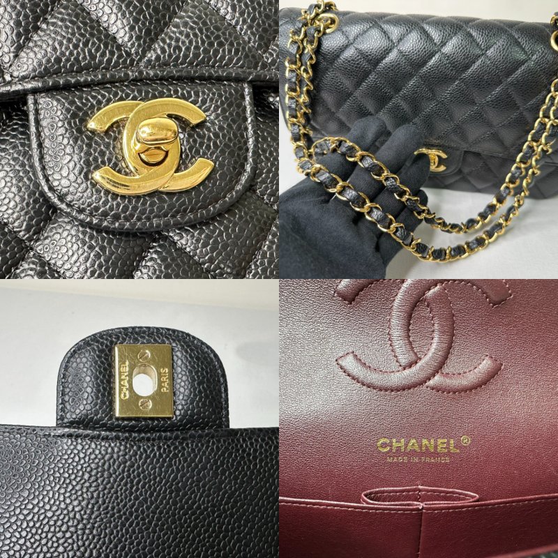 CHANEL 黑金牛Coco 25口蓋包-9
