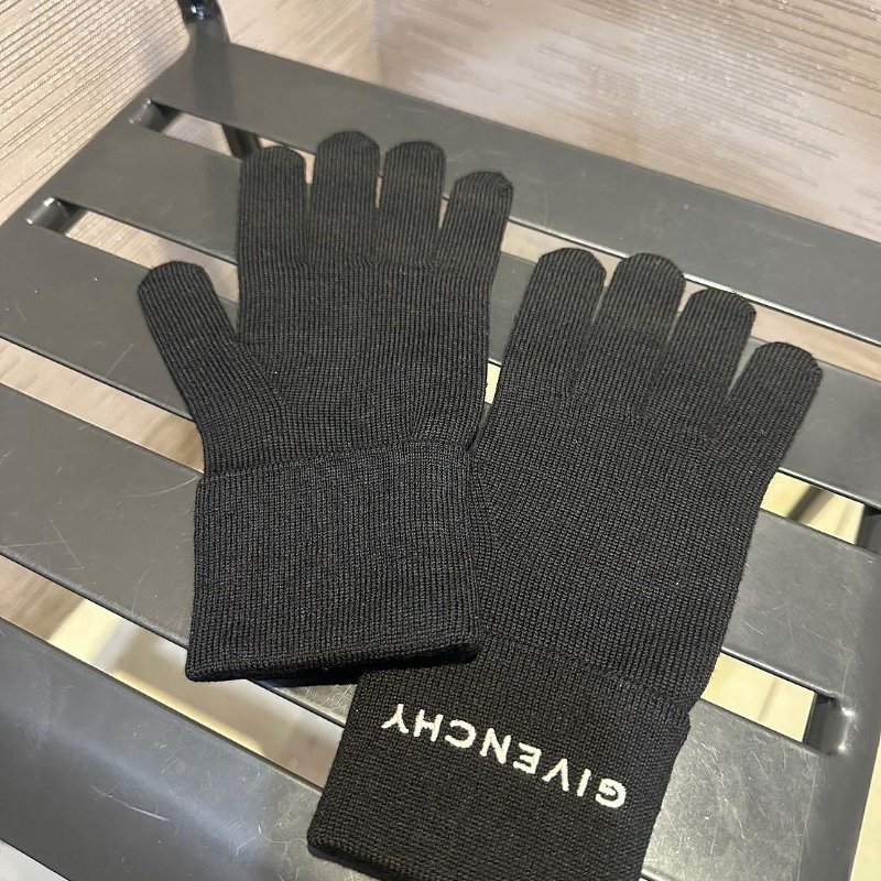 💎Han's house精品服飾💎GIVENCHY 紀梵希 羊毛 刺繡 手套 意大利製-2