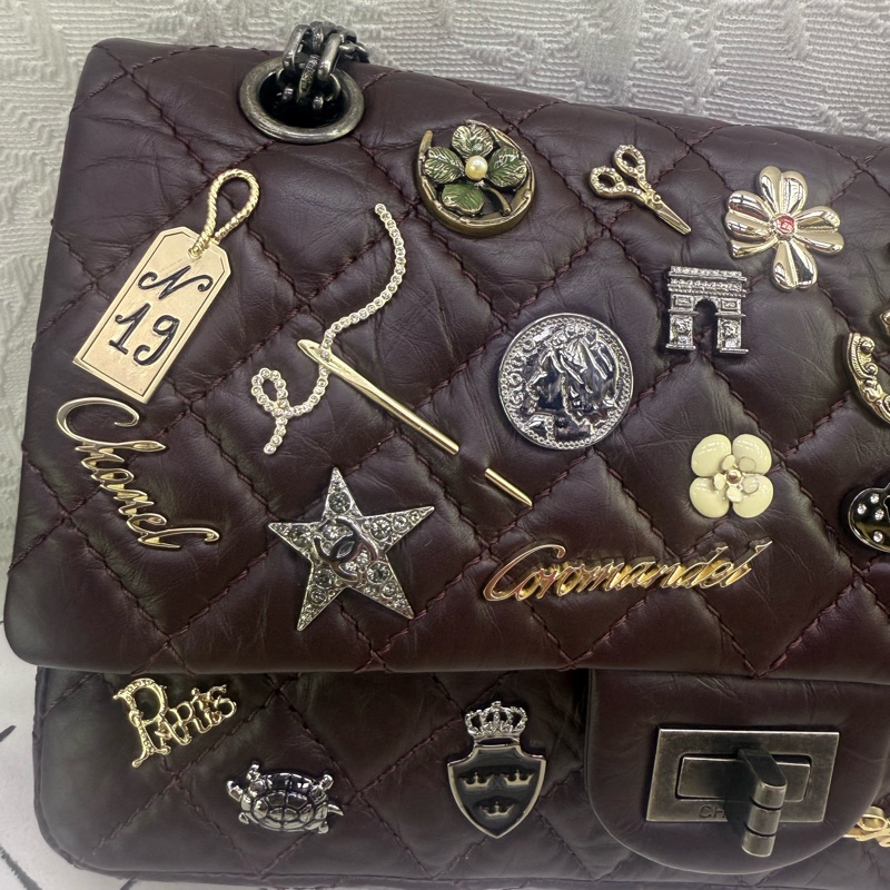 Chanel 2.55 lucky charms bag-23