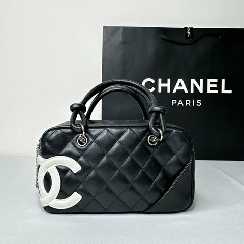 CHANEL 康朋保齡球手提包