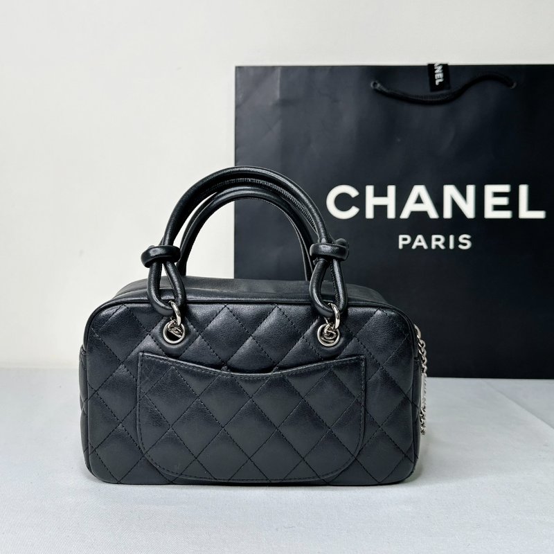 CHANEL 康朋保齡球手提包-1
