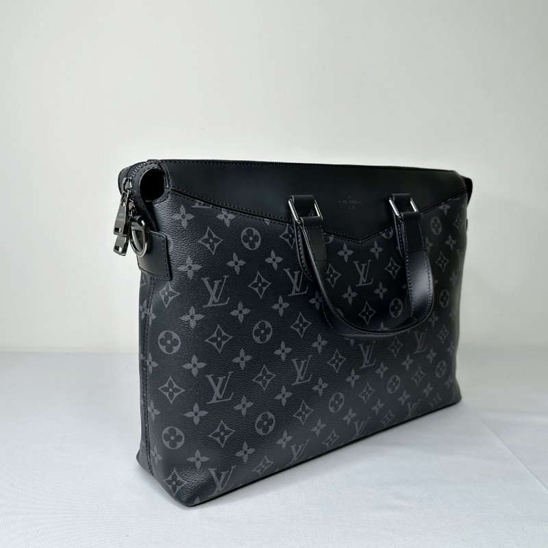 LV Briefcase Explorer黑花公事包-3