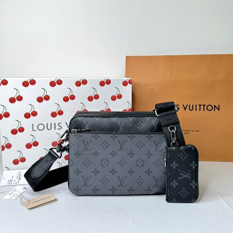 LV 全新Trio三合一郵差包