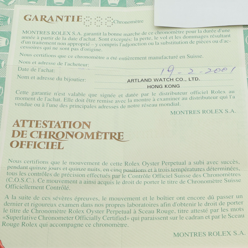 ROLEX Perpetual Date 79160-14