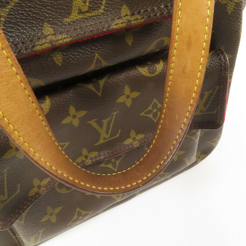 LOUIS VUITTON Monogram Excentri-cite金扣手挽袋-14
