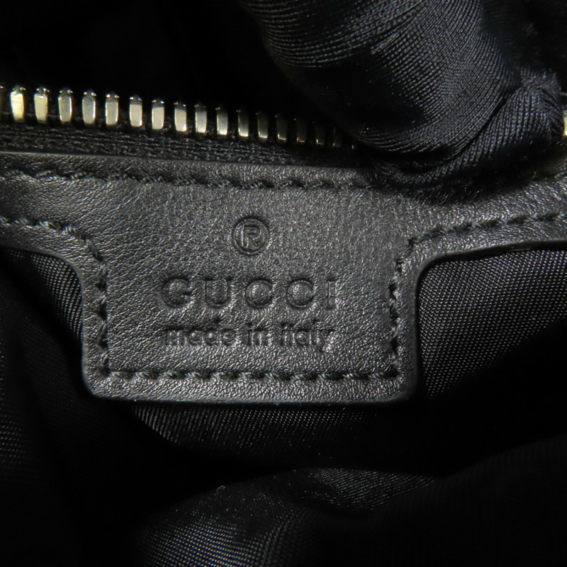 GUCCI 帆布Crossbody GG銀扣手挽肩背兩用袋-6