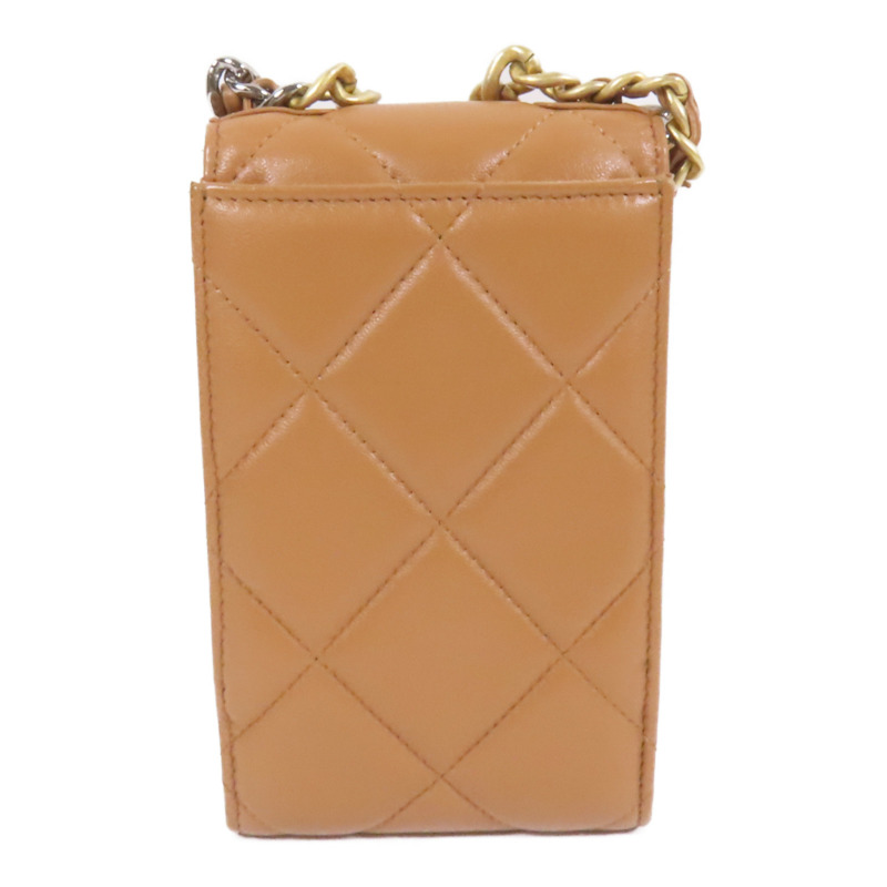 CHANEL 皮革19 Phone Holder手挽肩背兩用袋-1