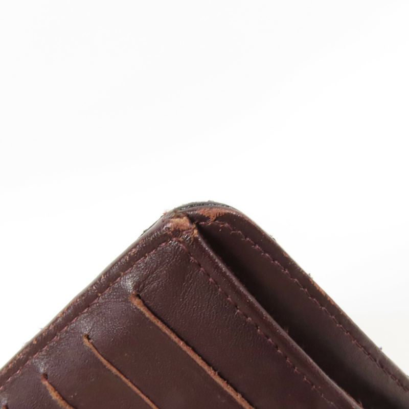 CHANEL 牛皮皮革Fold Wallet金扣錢包-14