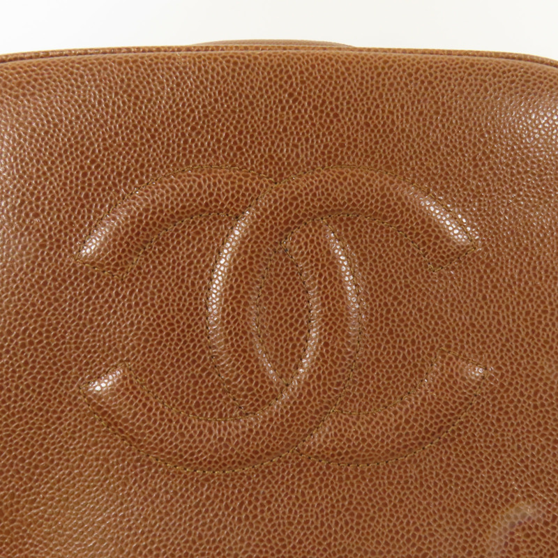 CHANEL 牛皮皮革Vintage Shoulder Bag金扣手挽肩背兩用袋-9